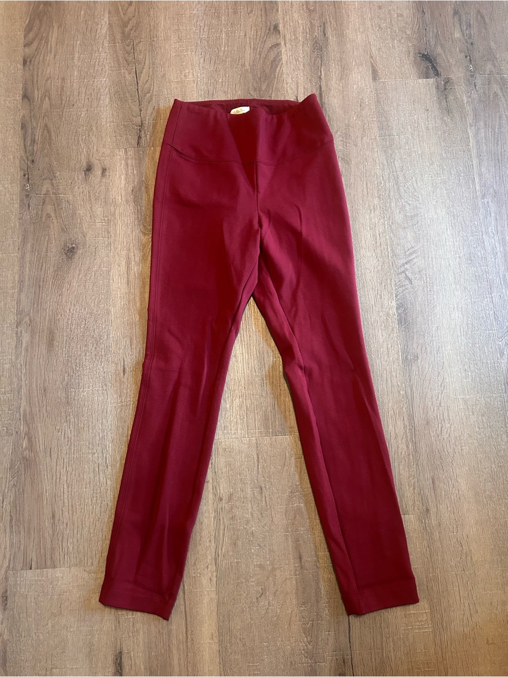 Matilda Jane Burgundy Skinny Ponte Pants Small NWOT - Picture 1 of 9